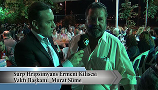 Surp Hripsimyants Kilisesi vakfı Başkanı Murat Süme bir sahur organizasyonunda farklı dinler arasındaki dostluğun öneminden bahsetti